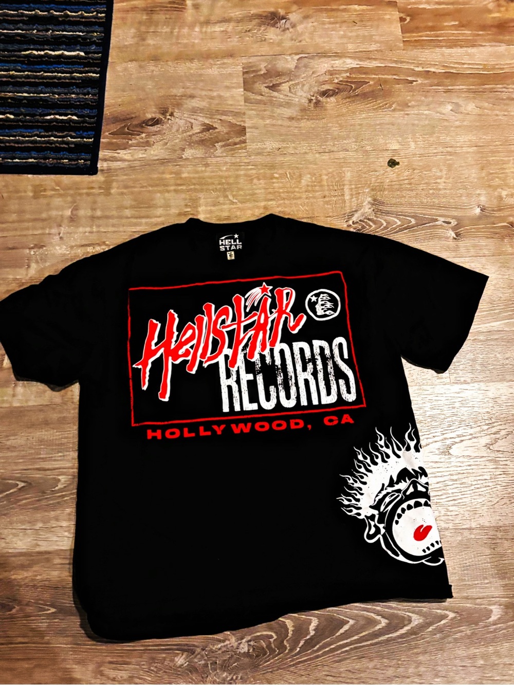 Hellstar Records Graphic Tee - Black & Red